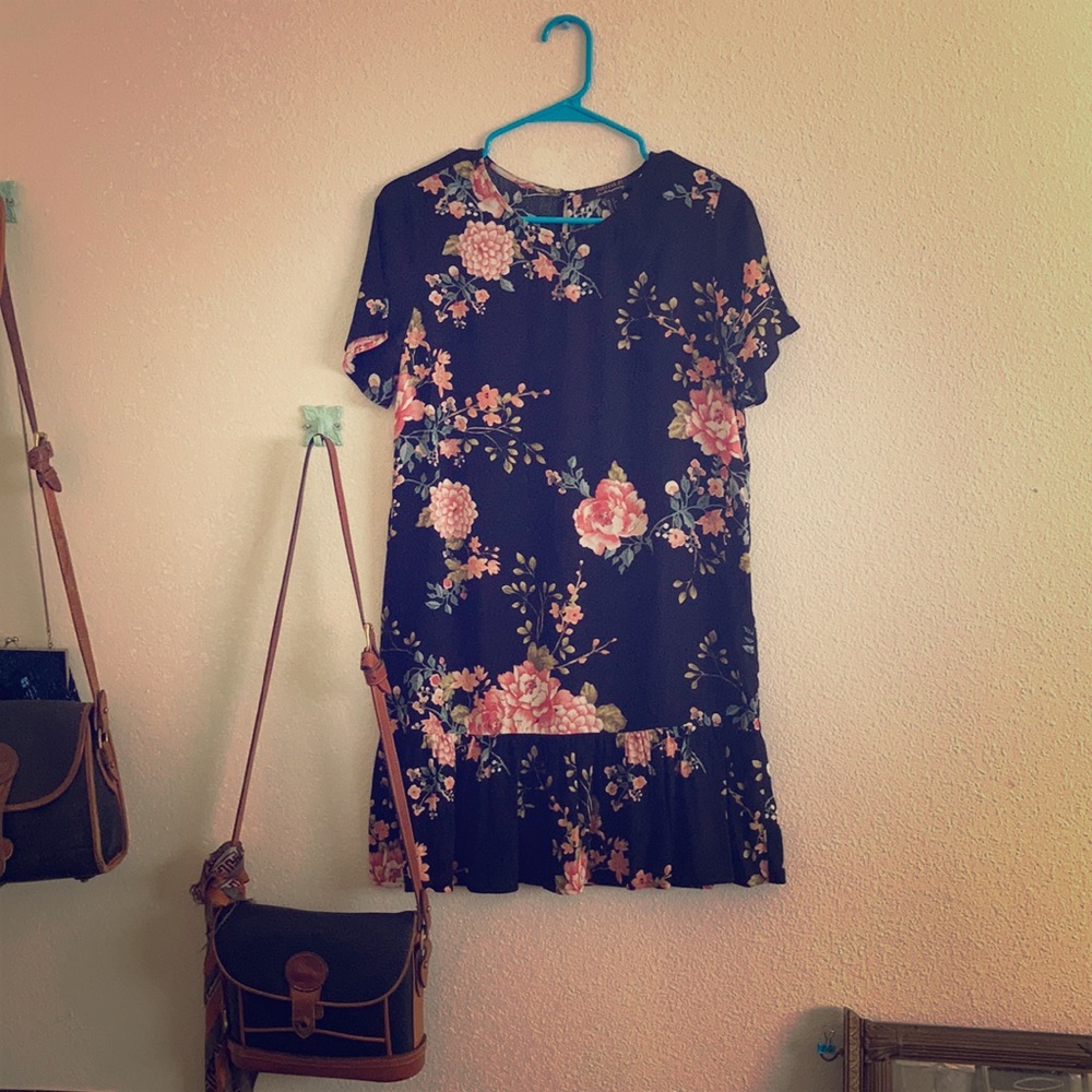 Forever 21 Silky Summer A Line Ruffle Dress